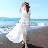 Women's Maxi Boho Bohemian Chiffon Beach Summer Dress Plus Size OEM Type ODM Manufacturer Clothes Apparel Factory Guangzhou