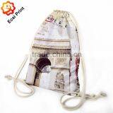2016 Fashion Customize Heat Transfer Printed Cinch Travel Bag thumbnail-2