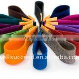 Woven Label Polyester Felt Keychain thumbnail-1