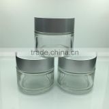 new design 100ml cream jar, 100ml glass cream jar, 100g glass jar for face cream