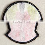 Custom Unshaped Decorative Woven Label Patch for Panty Waist Wear thumbnail-2