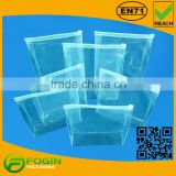 colored clear pvc zip plastic bag made in china