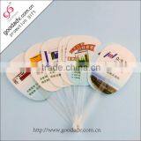China Factory Promotional Sun Visor Printed Plastic Fan/high Quality Cheap Price Custom pp Hand Fan