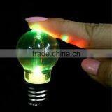 Factory Direct Cheap Acrylic Keychain,Colorful Bulbs Keychain Led Lighting