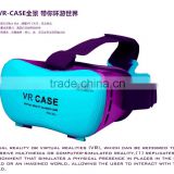 Light blue color VR BOX VR case latest 2nd Distance Adjustable 3D Glasses colorful VR box VR Case
