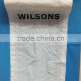 Plastic packing bag for leather