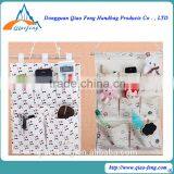 Printed Cotton Wall Hanging Bag Of Three Pockets Of Six Pockets thumbnail-2