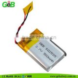 Attractive 2016 GEB 602535 500mah lithium battery free free free all world free shipping