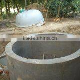 China PUXIN Low Cost Hydraulic Pressure Household Biogas Anaerobic Digester Design for Solid Organic Material Treatment thumbnail-6