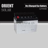 12V 80AH Dry Charged Car Battery thumbnail-1