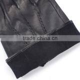 Men Thinsulate Leather Gloves Soft Fleece Lined Winter Warm Gloves thumbnail-5