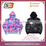 Women Sublimation Printing Waterproof and Windproof Couple Hoodie Jacket