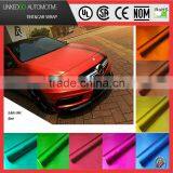 Most Popular 1.52*20m Waterproof Matte Metallic Red With Air Bubble Free Stretchability thumbnail-1