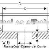 11V9-70 Degree Diamond Cup Grinding Wheel thumbnail-2