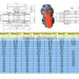 UPVC Double Union Ball Valve for Actuator thumbnail-3