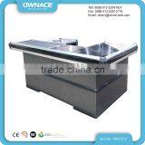 Automatic Electric Checkout Counter With Conveyor Belt thumbnail-1
