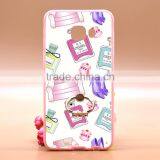 Phone Case For Samsung C5 Uv Prefume Printing TPU+PC With Metal Ring
