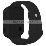 NO.1 D3 Smartwatch Phone-BLACK 1.22 Inch MTK6261 Sleep Monitor Heart Rate Test Camera Sedentary Reminder Alarm