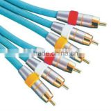 High quality 6RCA male to male Cable(av input output cable)