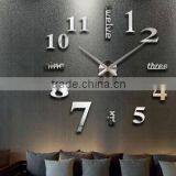 Excellent Luxury DIY 3D Wall Clock Mirror Stickers Watch! thumbnail-4