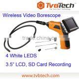 TVBTECH Video Borescope Endoscope Inspection Camera With 3.5" LCD 1.5M Night Vision thumbnail-1