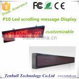 P10 Red Led Moving Message Display Board ,led Scrolling Bar Sign,Programme Led Messag Board