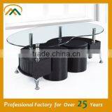 Modern Appearance and Glass Material Coffee Table JY-01 thumbnail-2