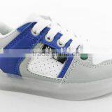 Grey/White Led Walking Light Up Shoes For Children/Adults thumbnail-3