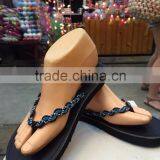 THAILAND HILL TRIBE BRAIDED SLIPPERS thumbnail-2