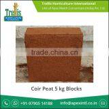 100% Natural High Quality Coir Peat 5 kg Blocks