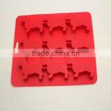 CNC eco-friendly Dog shape ice mold silicone ice cube tray