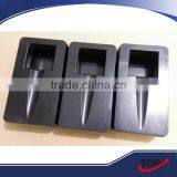 High Capacity Windproof Black Plastic Ashtray for Cigar thumbnail-2