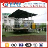 Double sides full hydraulic mobile stage truck with good chassis