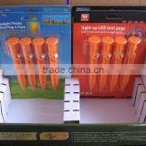 8 Inch 20cm Plastic Led Electric Lawn Stake Lights/led Tent Peg Lihgt thumbnail-4