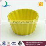 Custom Small Ceramic Colorful Microwave Cake Bowl Cake Mold thumbnail-6