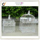 Bird Cage Village Wrought Iron Vintage Home Decor thumbnail-1