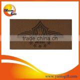 Logo Embossed Leather Label thumbnail-1