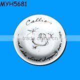 Custom Ceramic Wedding Ring Holder Dish thumbnail-1