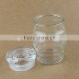 New Glass Jar With Glass Lid 150ml Candle Jar thumbnail-2