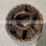2016 New Design High Quality Wicker Wine Bottle Basket thumbnail-3