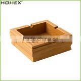 Bamboo Cigarette Ashtray Desktop Ash Holder Homex BSCI/Factory thumbnail-1