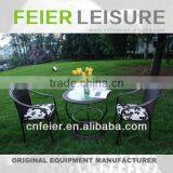 A6002CH Outdoor Rattan Furniture Recycled Timber Dining Set thumbnail-1