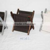 Small Fashion High Quality Wooden Magazine Rack thumbnail-1