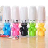 Wholesale Plastic Cartoon Toothbrush Holder With Gargle Cup Washing Bathroom Set thumbnail-2