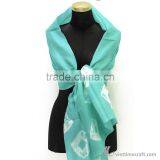 Authentic Silk Scarf, Handmade 100% in Vietnam, Various Color and Pattern thumbnail-1