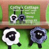 Express Hot Sale High Quality Decorative New Products Fabric Eco Friendly Felt Trolley Coin Keyring Made in China thumbnail-1