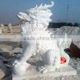 White Stone Kylin Statue thumbnail-1