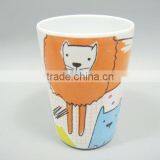 Super Cute Safety Animals Printed Melamine Cup With No Handle thumbnail-3