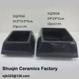 Succlents Flower Pot Ceramics Pot Dolomite Material Flower Pot Indoor Garden Flower Pot thumbnail-1