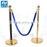 Black Gold Rope Stanchion thumbnail-3